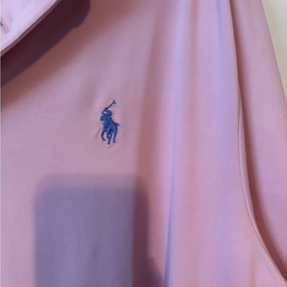 Polo by Ralph Lauren Men's Pink Performance Polo Shirt XL - Picture 2 of 5